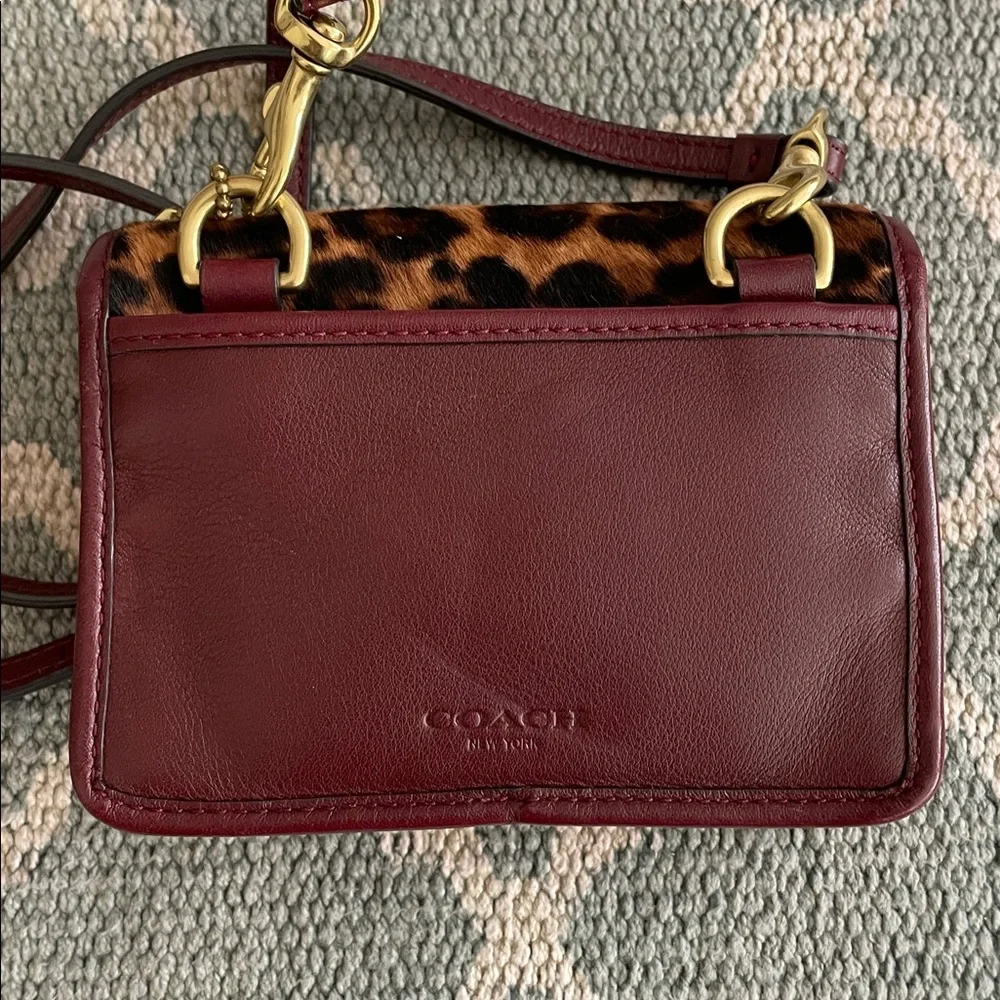 COACH Pony Hair & Leather Crossbody Bag